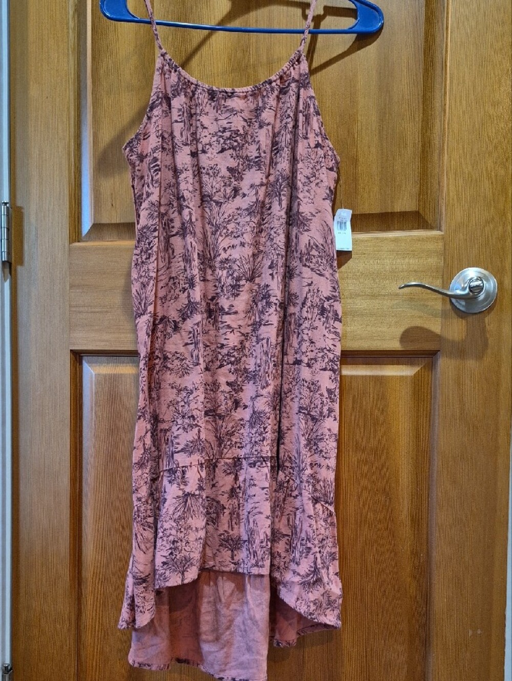 Old Navy spaghetti strap dress desert print coral NWT XXL